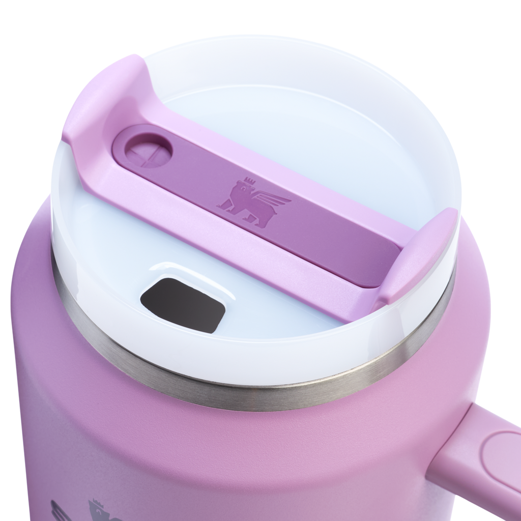 Splash-Resistant FlowState The Quencher H2.0 Flowstate Tumbler D033Q - FlowState 3-Position Lid Insulated Travel Mug Detail