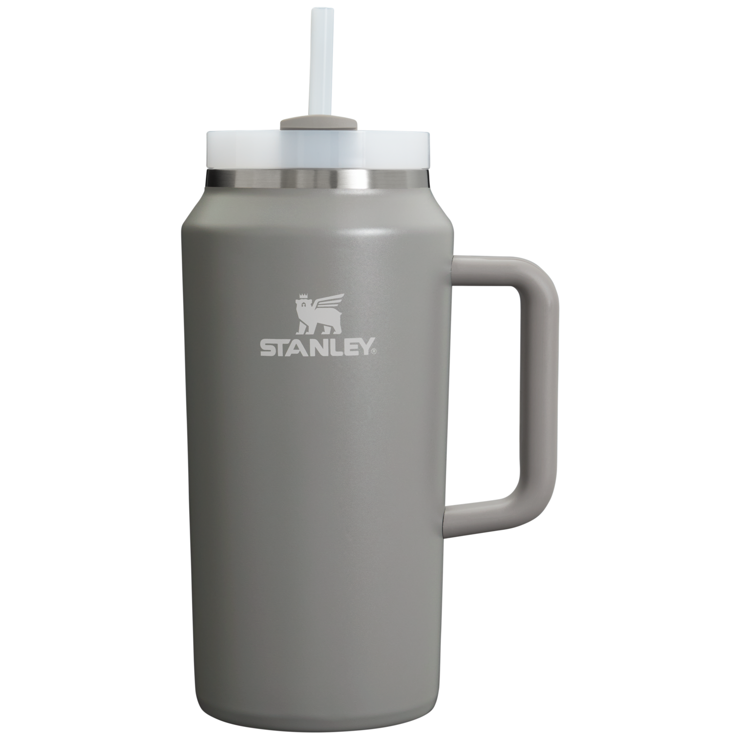 Splash-Resistant FlowState The Quencher H2.0 Flowstate Tumbler D033Q - FlowState 3-Position Lid Insulated Travel Mug - Stone