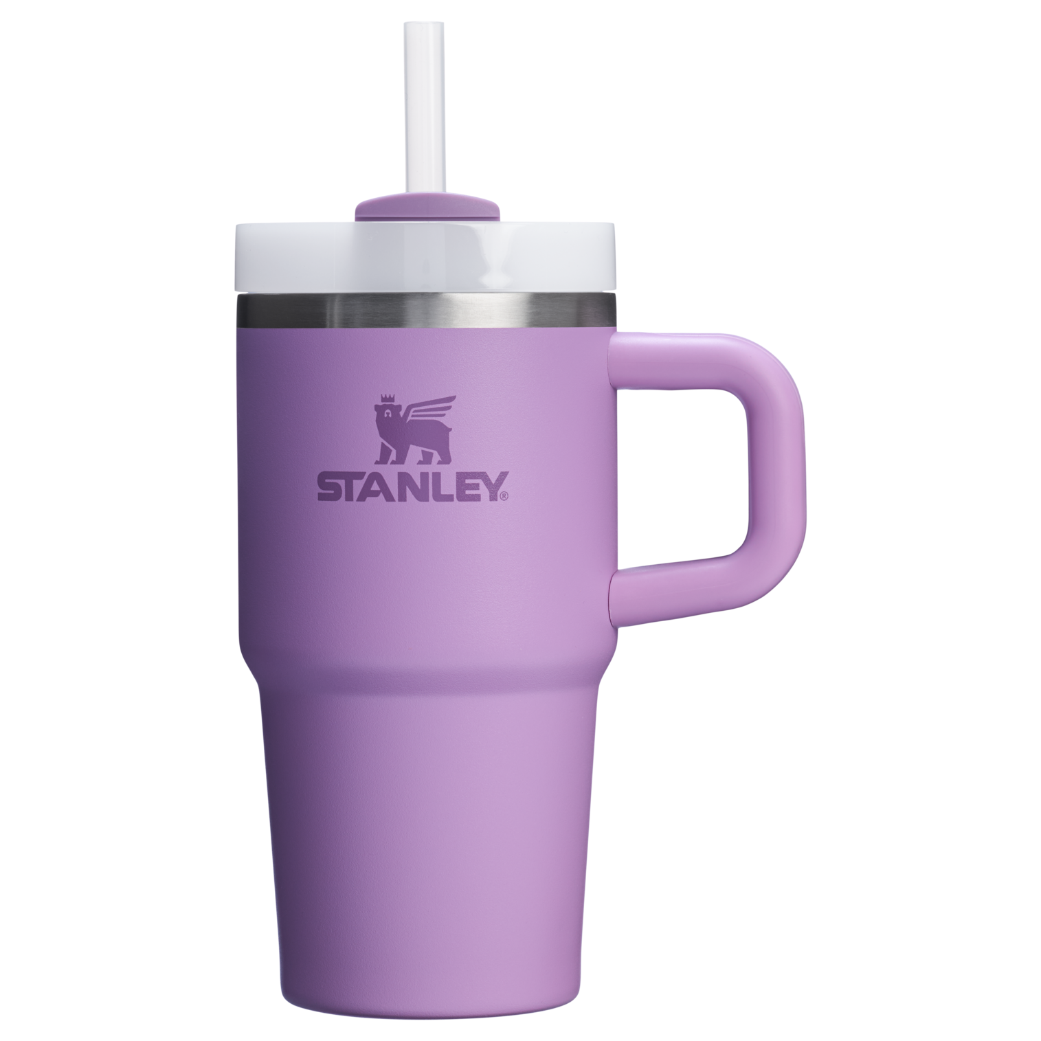 Car-Cup Friendly The Quencher H2.O Flowstate Tumbler | Stanley Create D274S - Double-Wall Vacuum Insulated Travel Tumbler with Straw Detail