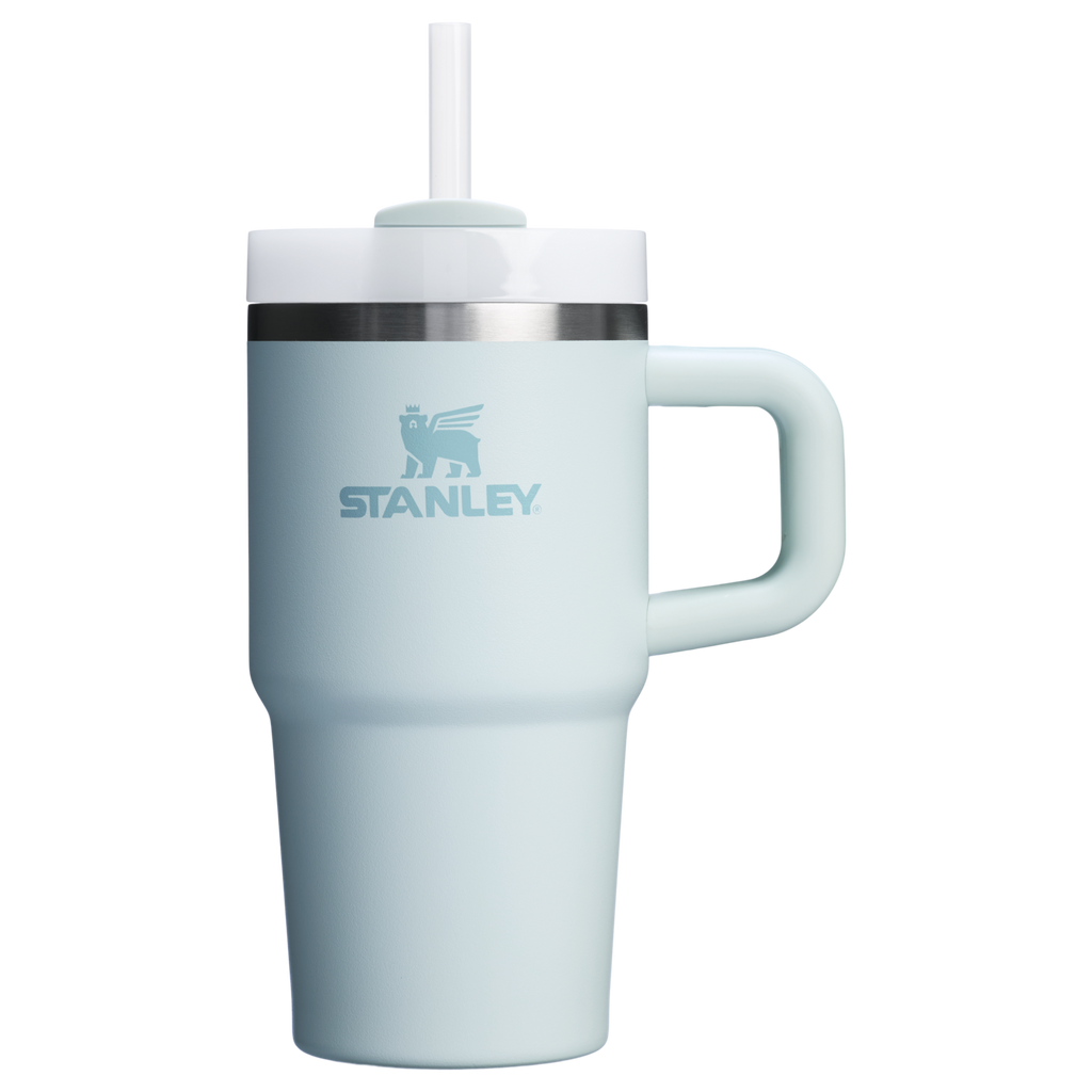 Car-Cup Friendly The Quencher H2.O Flowstate Tumbler | Stanley Create D274S - Double-Wall Vacuum Insulated Travel Tumbler with Straw - Frost