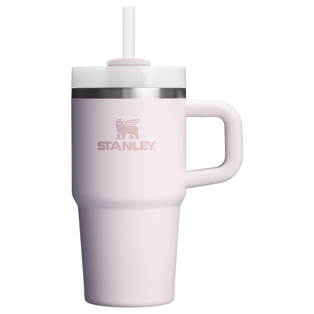 Car-Cup Friendly The Quencher H2.O Flowstate Tumbler | Stanley Create D274S - Double-Wall Vacuum Insulated Travel Tumbler with Straw - Rose Quartz 2.0