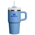 Car-Cup Friendly The Quencher H2.O Flowstate Tumbler | Stanley Create D274S - Double-Wall Vacuum Insulated Travel Tumbler with Straw - Blue Sky