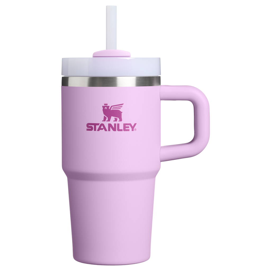 Car-Cup Friendly The Quencher H2.O Flowstate Tumbler | Stanley Create D274S - Double-Wall Vacuum Insulated Travel Tumbler with Straw - Soft Orchid
