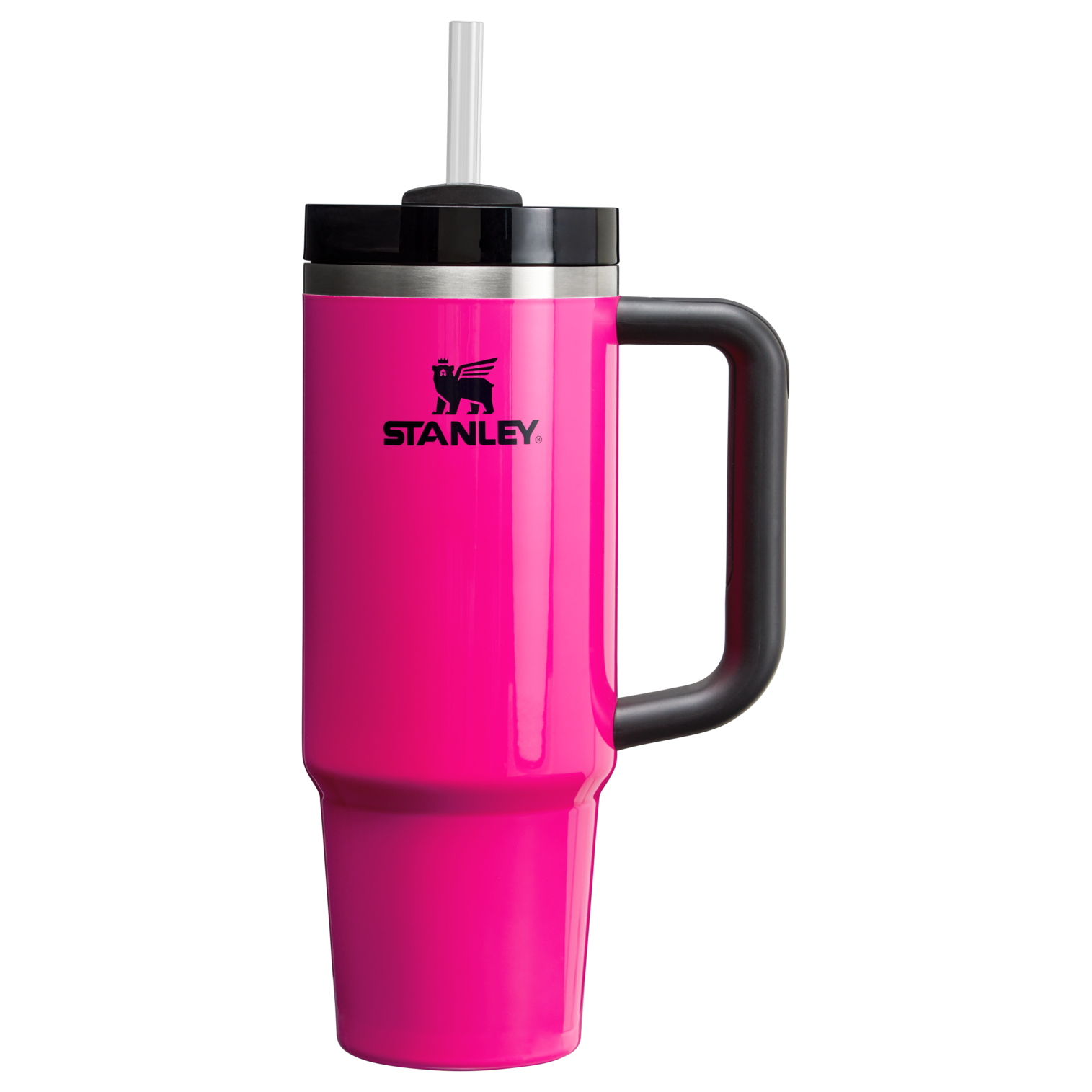 Car-Cup Friendly The Quencher H2.0 Flowstate Tumbler | Stanley Create D331C - Double-Wall Vacuum Insulated Travel Tumbler with Straw Detail