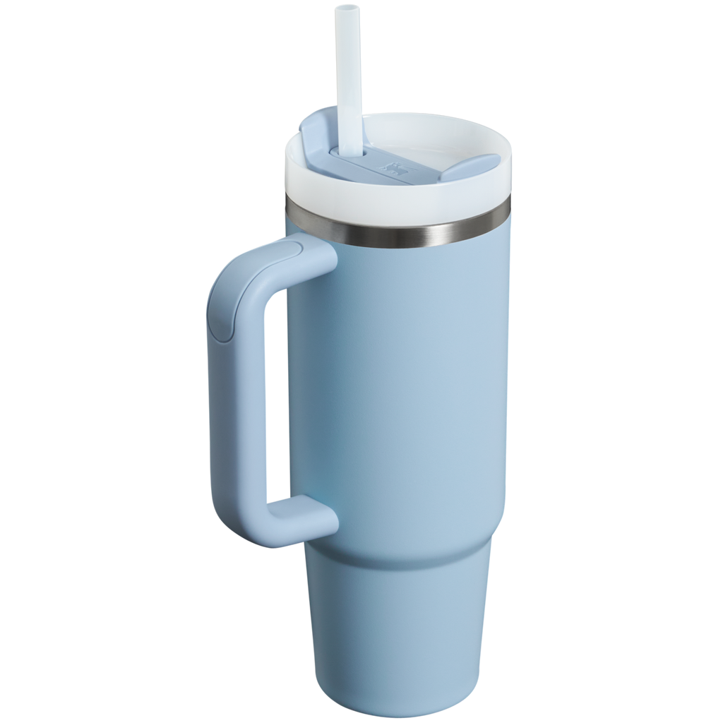 Car-Cup Friendly The Quencher H2.0 Flowstate Tumbler | Stanley Create D331C - Double-Wall Vacuum Insulated Travel Tumbler with Straw Detail