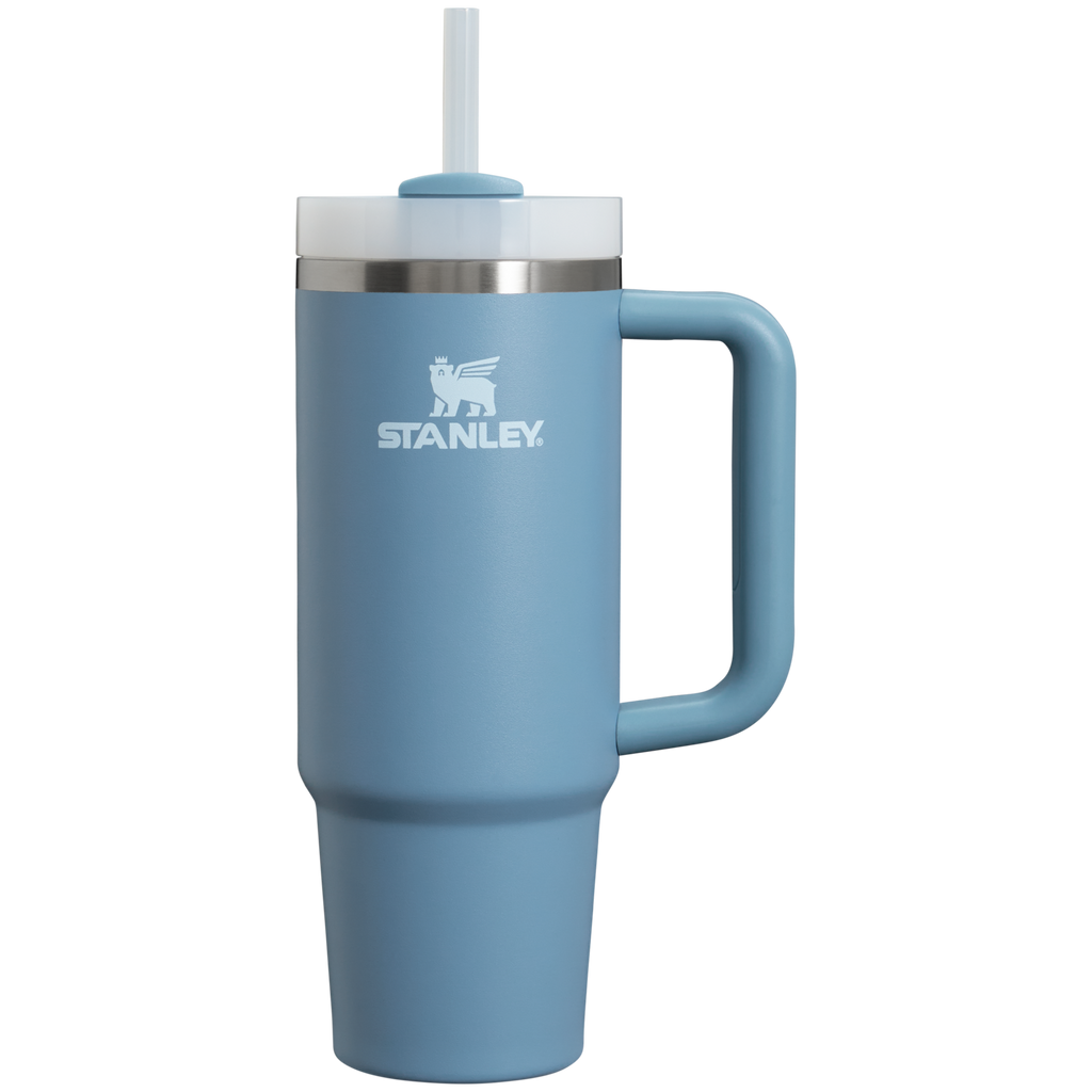 Car-Cup Friendly The Quencher H2.0 Flowstate Tumbler | Stanley Create D331C - Double-Wall Vacuum Insulated Travel Tumbler with Straw Detail
