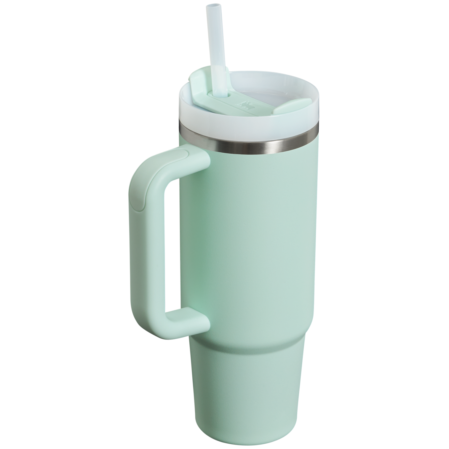 Car-Cup Friendly The Quencher H2.0 Flowstate Tumbler | Stanley Create D331C - Double-Wall Vacuum Insulated Travel Tumbler with Straw Detail