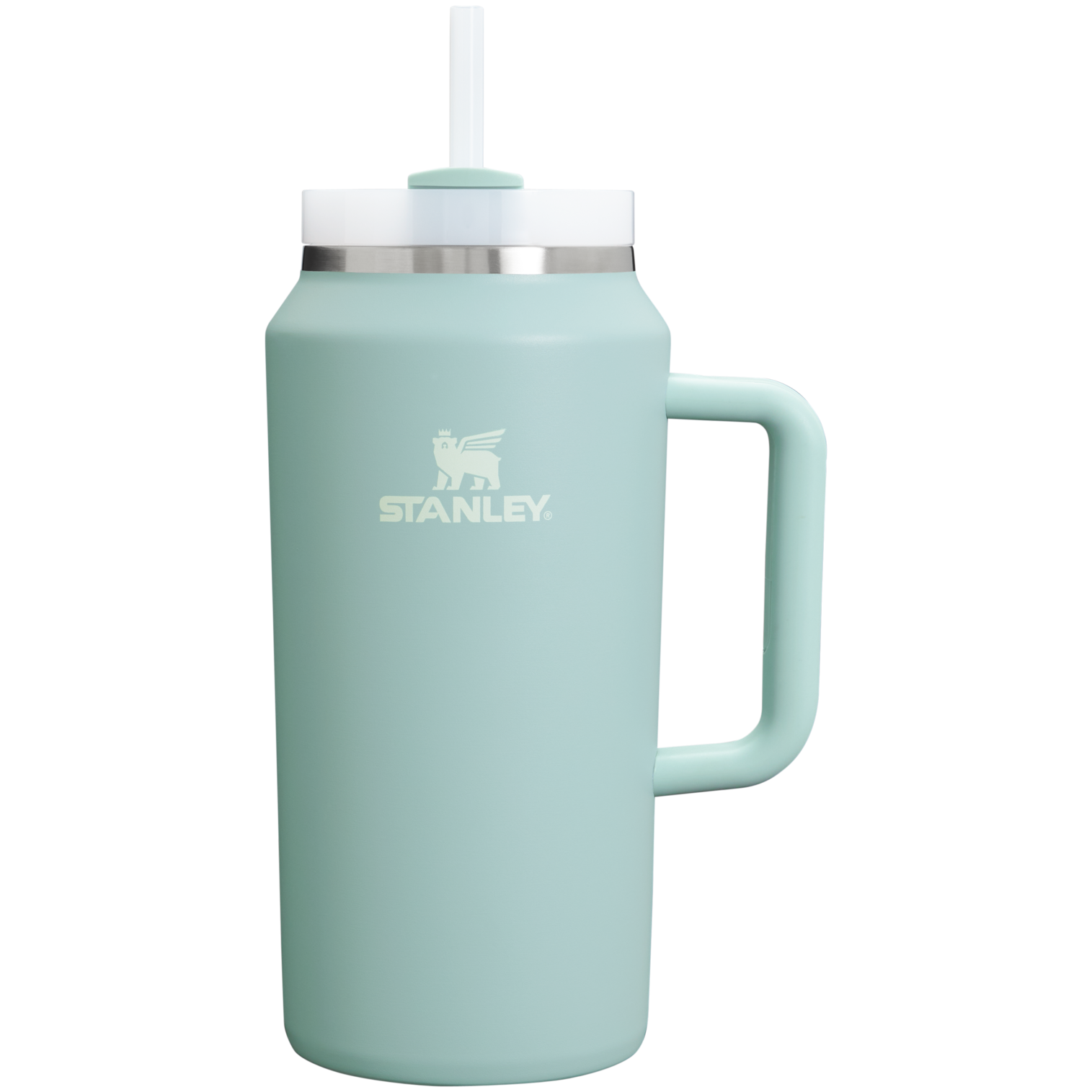 Splash-Resistant FlowState The Quencher H2.0 Flowstate Tumbler D033Q - FlowState 3-Position Lid Insulated Travel Mug - Seafoam